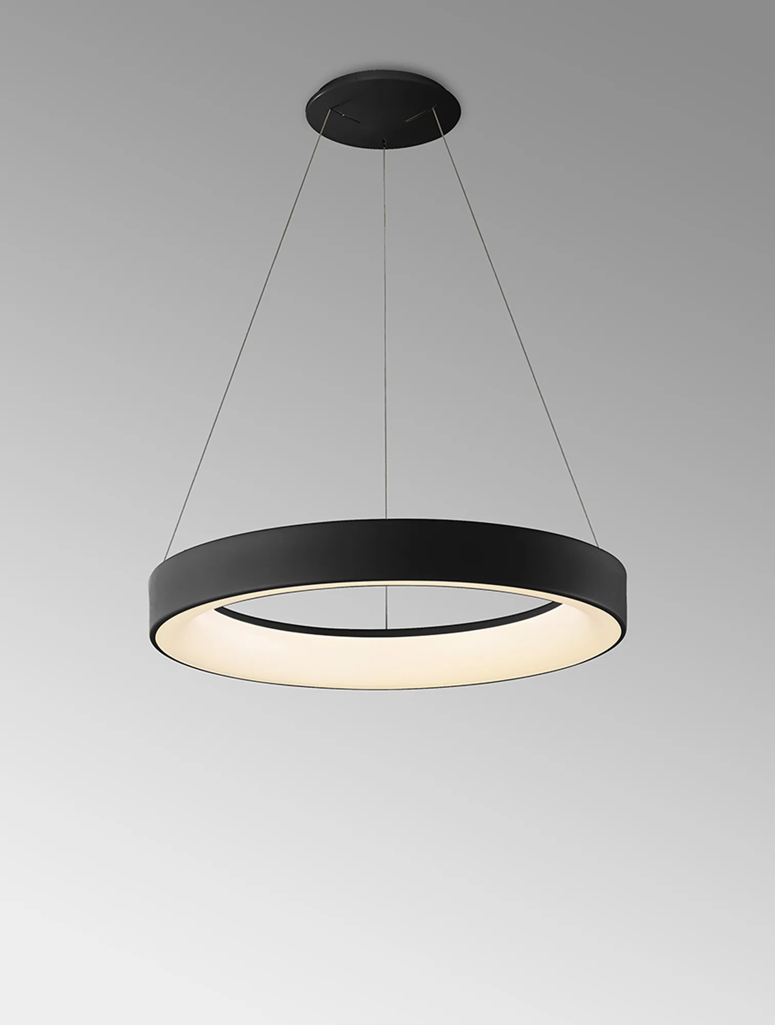 Niseko II Black Ceiling Lights Mantra Ring Pendants Niseko II Black Ceiling Lights Mantra Ring Pendants